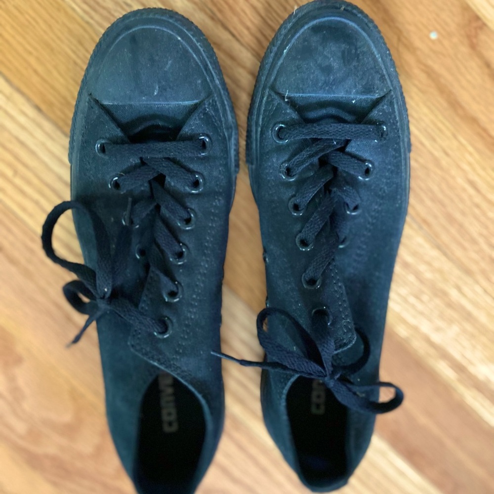 All black converse